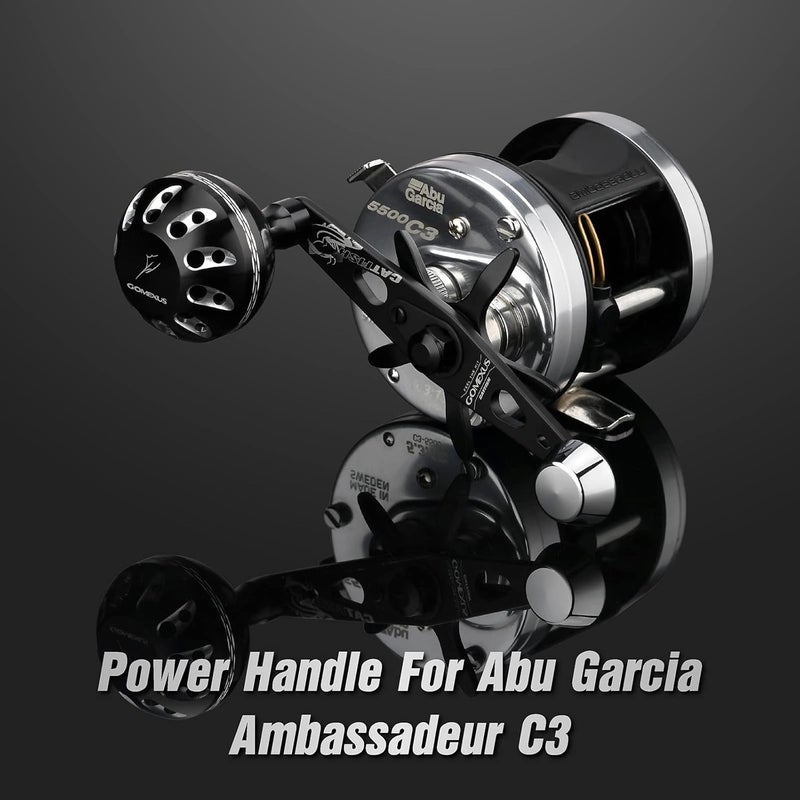 GOMEXUS Power Handle for Abu Garcia Ambassadeur C3/C4/S/SX 5000-7000 Round Fishing Reel Catfish Special - Image 2
